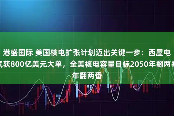 港盛国际 美国核电扩张计划迈出关键一步：西屋电气获800亿美元大单，全美核电容量目标2050年翻两番