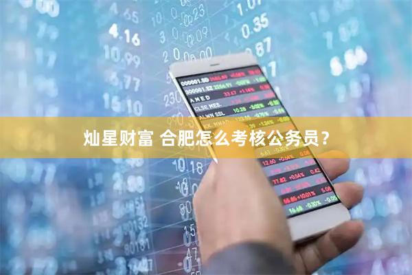 灿星财富 合肥怎么考核公务员？